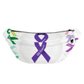 All Cancer Awareness Ribbons Print Fanny Pack