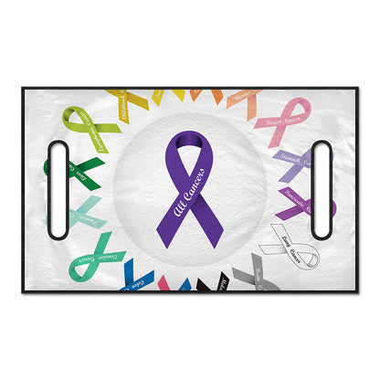 All Cancer Awareness Ribbons Print Golf Cart Seat Cover