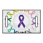 All Cancer Awareness Ribbons Print Golf Cart Seat Cover