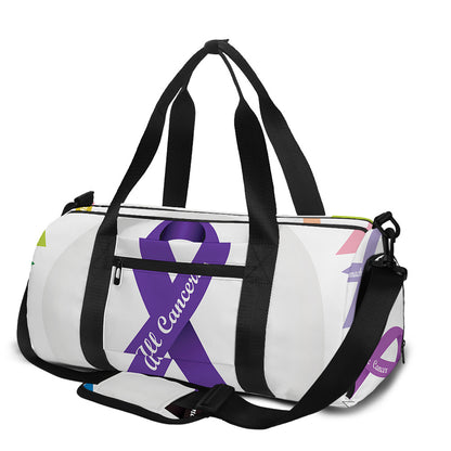 All Cancer Awareness Ribbons Print Gym Bag