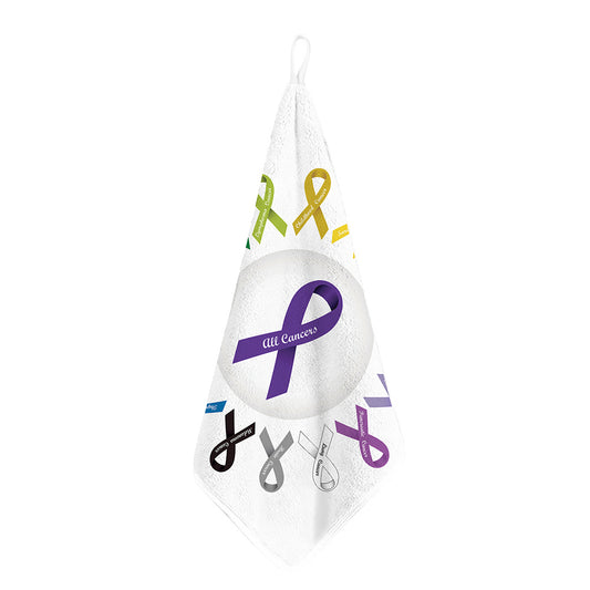 All Cancer Awareness Ribbons Print Hand Towel