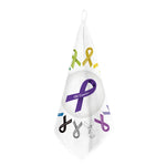 All Cancer Awareness Ribbons Print Hand Towel