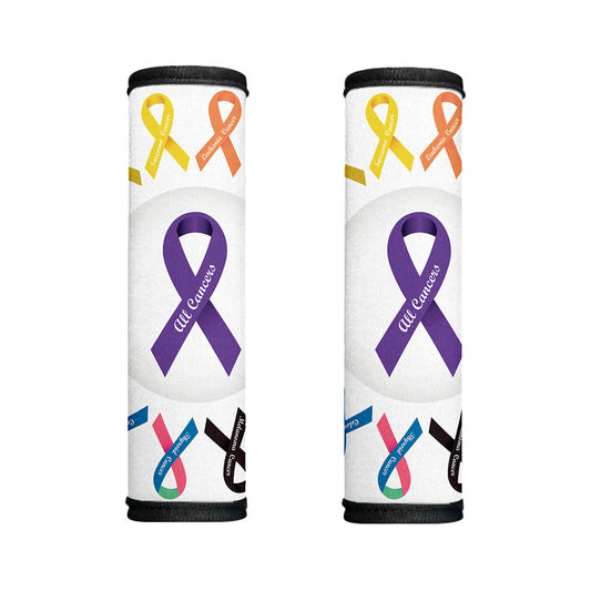 All Cancer Awareness Ribbons Print Handle Covers