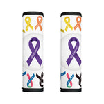 All Cancer Awareness Ribbons Print Handle Covers