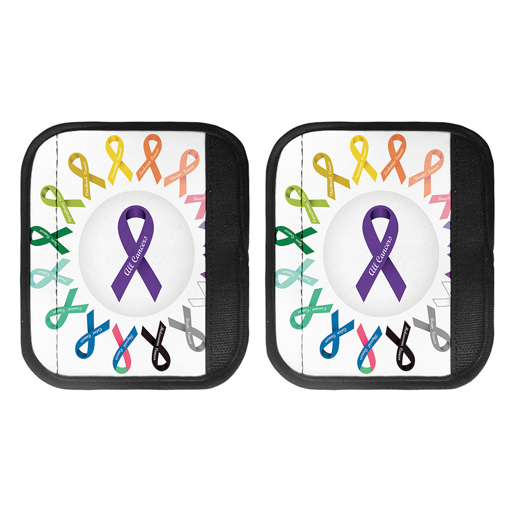 All Cancer Awareness Ribbons Print Handle Covers
