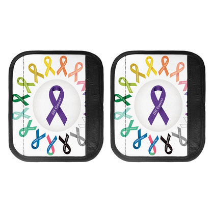 All Cancer Awareness Ribbons Print Handle Covers