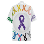 All Cancer Awareness Ribbons Print Hawaiian Shirt