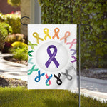 All Cancer Awareness Ribbons Print House Flag