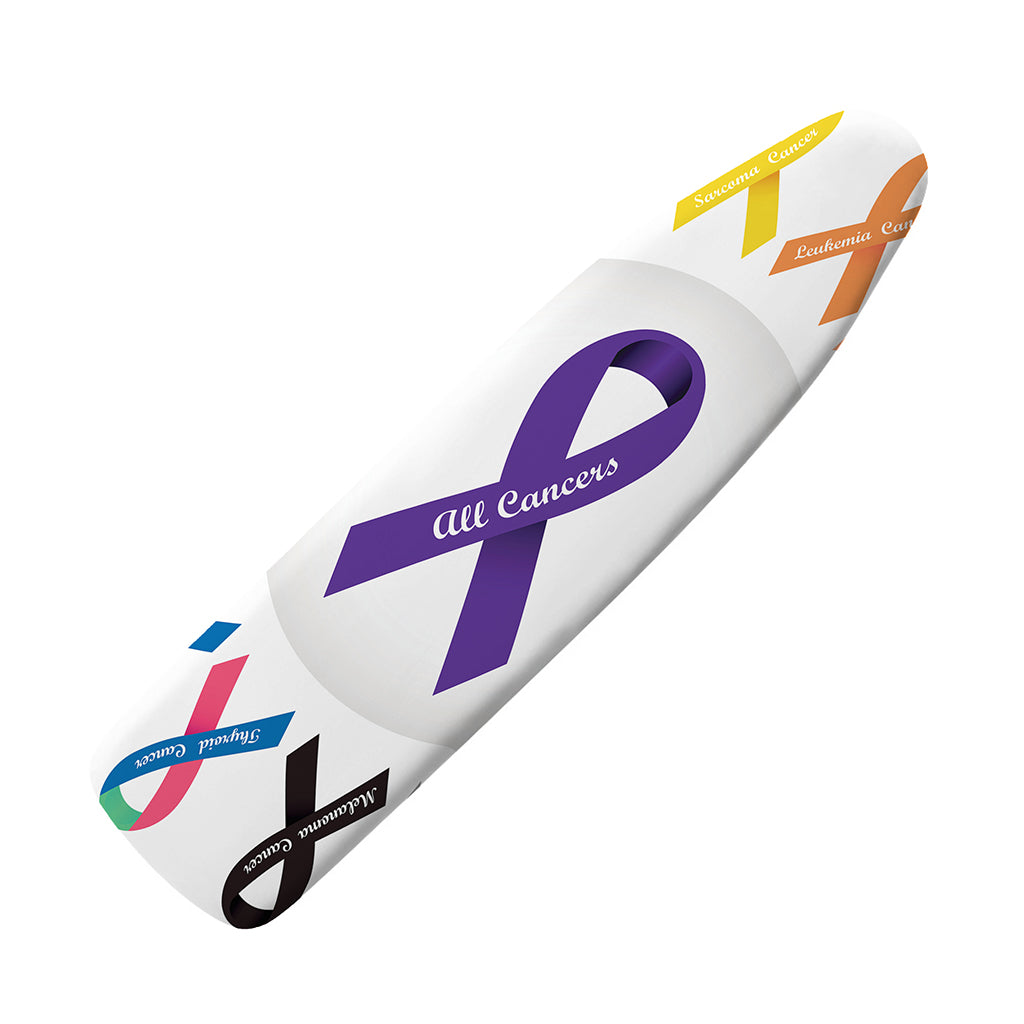 All Cancer Awareness Ribbons Print Ironing Board Cover