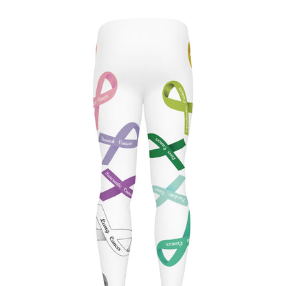 All Cancer Awareness Ribbons Print Men's leggings