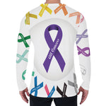 All Cancer Awareness Ribbons Print Men's Long Sleeve T-Shirt