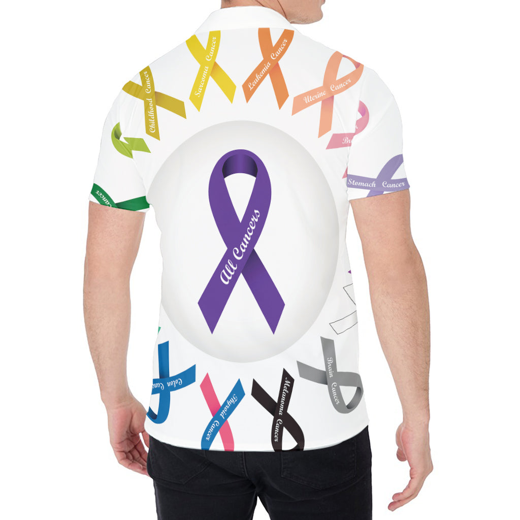 All Cancer Awareness Ribbons Print Men's Shirt
