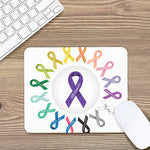 All Cancer Awareness Ribbons Print Mouse Pad