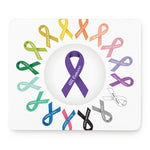 All Cancer Awareness Ribbons Print Mouse Pad
