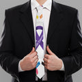 All Cancer Awareness Ribbons Print Necktie
