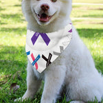 All Cancer Awareness Ribbons Print Over The Collar Dog Bandana