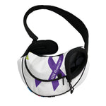 All Cancer Awareness Ribbons Print Pet Sling Carrier