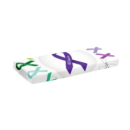 All Cancer Awareness Ribbons Print Piano Keyboard Cover