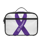 All Cancer Awareness Ribbons Print Portable Lunch Bag