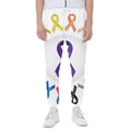 All Cancer Awareness Ribbons Print Joggers