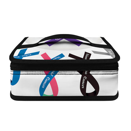 All Cancer Awareness Ribbons Print Small Lunch Bag