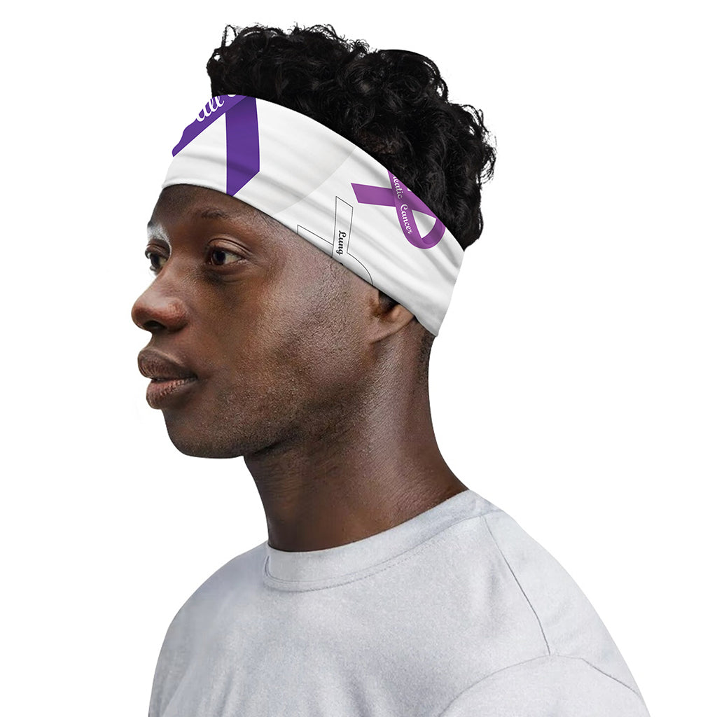 All Cancer Awareness Ribbons Print Sports Headband