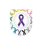 All Cancer Awareness Ribbons Print Toilet Lid Cover