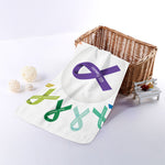 All Cancer Awareness Ribbons Print Towel