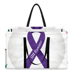 All Cancer Awareness Ribbons Print Utility Tote Bag