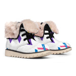 All Cancer Awareness Ribbons Print Winter Boots