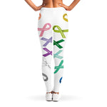 All Cancer Awareness Ribbons Print Women's Leggings