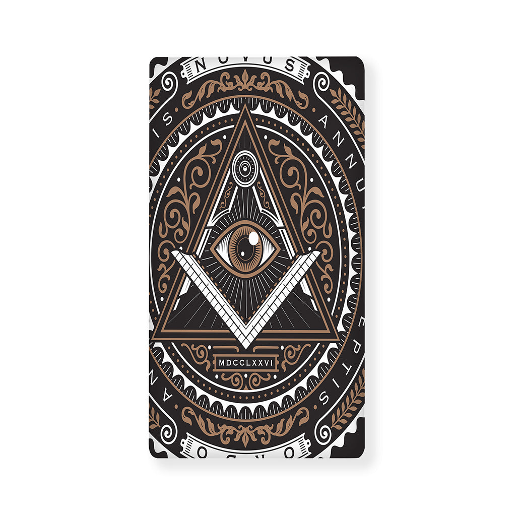 All Seeing Eye Symbol Print Baby Crib Sheet