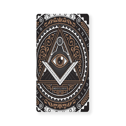 All Seeing Eye Symbol Print Baby Crib Sheet