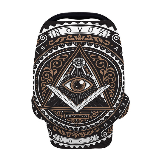 All Seeing Eye Symbol Print Baby Seat Cover