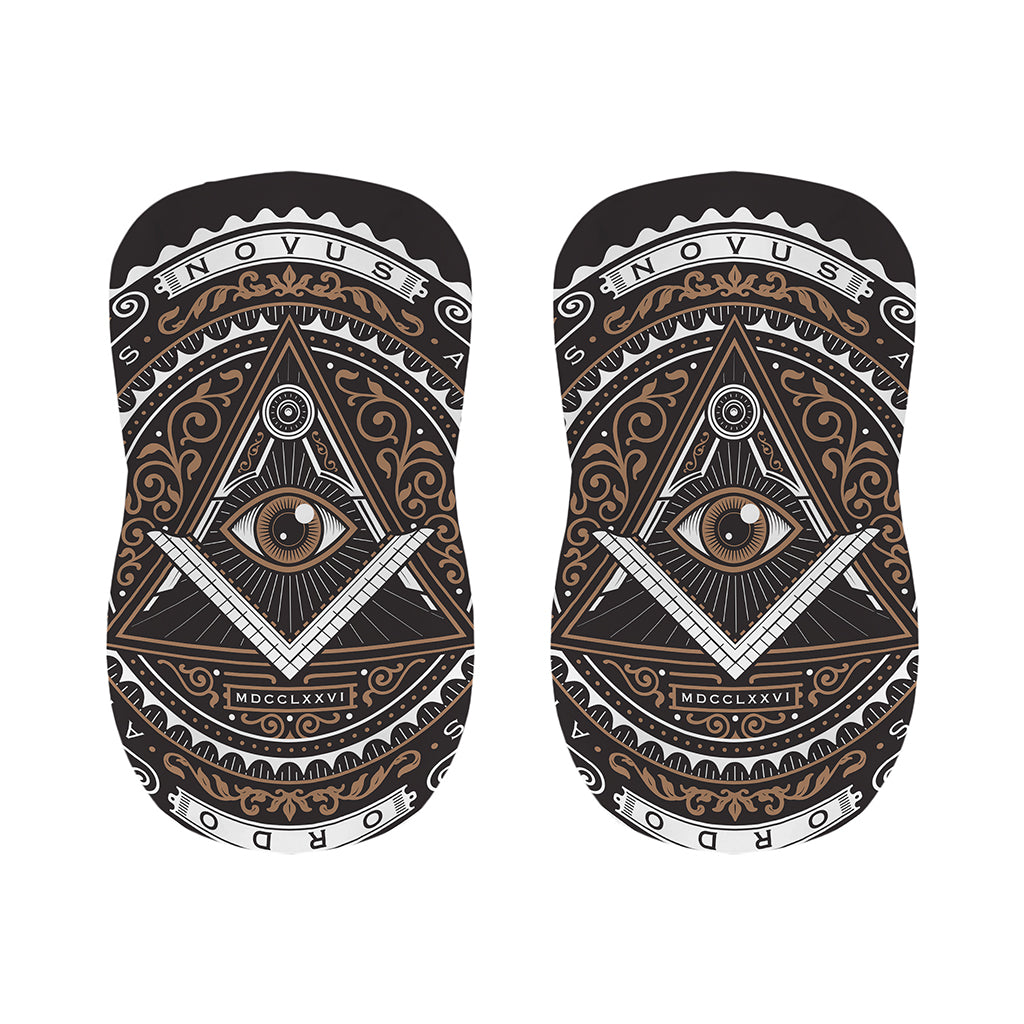 All Seeing Eye Symbol Print Bar Stool Covers