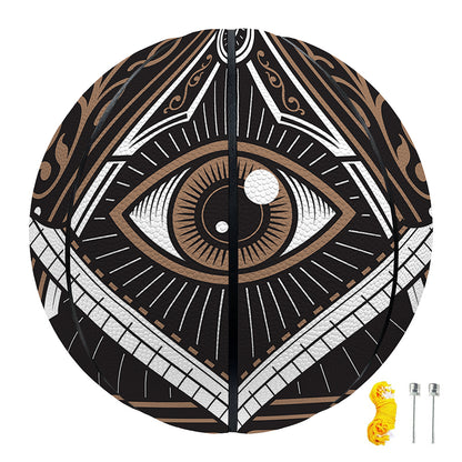 All Seeing Eye Symbol Print Basketball