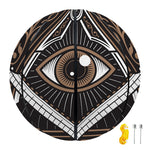 All Seeing Eye Symbol Print Basketball