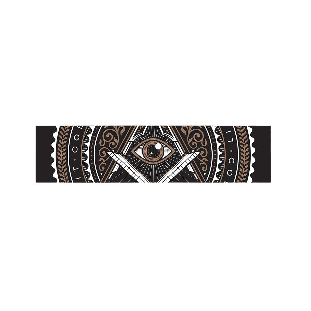 All Seeing Eye Symbol Print Bed Runner