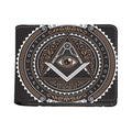 All Seeing Eye Symbol Print Bifold Wallet