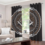 All Seeing Eye Symbol Print Blackout Grommet Curtains