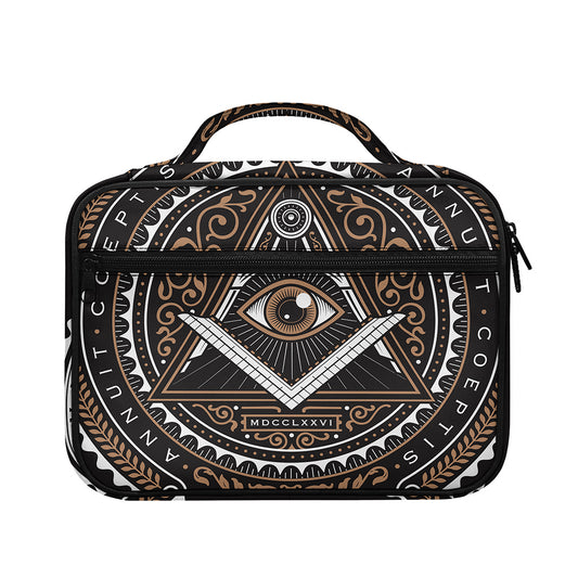 All Seeing Eye Symbol Print Briefcase Bible Bag