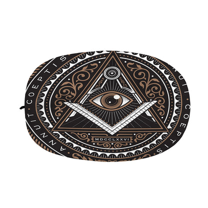 All Seeing Eye Symbol Print Car Side Mirror Covers