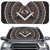 All Seeing Eye Symbol Print Car Windshield Sun Shade