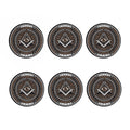 All Seeing Eye Symbol Print Coaster Set