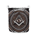 All Seeing Eye Symbol Print Collapsible Laundry Basket