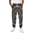 All Seeing Eye Symbol Print Cotton Sweatpants