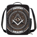 All Seeing Eye Symbol Print Crossbody Lunch Bag