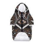All Seeing Eye Symbol Print Dog Zip Up Hoodie