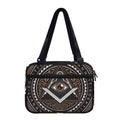 All Seeing Eye Symbol Print Double Strap Bible Bag