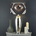 All Seeing Eye Symbol Print Drum Lamp Shade